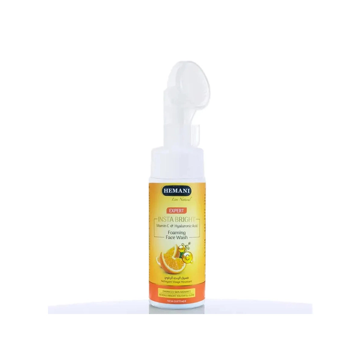 HEMANI INSTA BRIGHT FOAMING FACE WASH 150ML