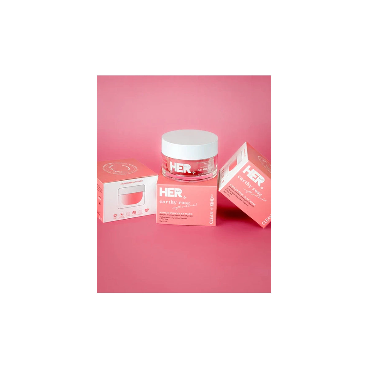 HER BEAUTY EARTHY ROSE CLAY MASK 50G