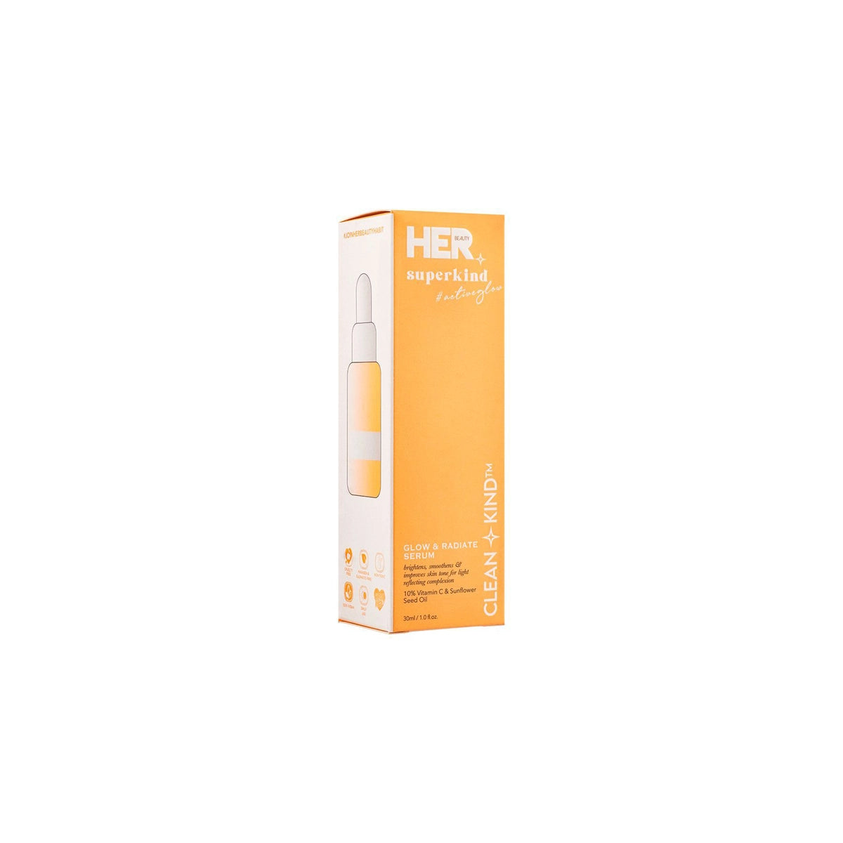 HER BEAUTY SUPER KIND GLOW & RADIATE SERUM 30ML