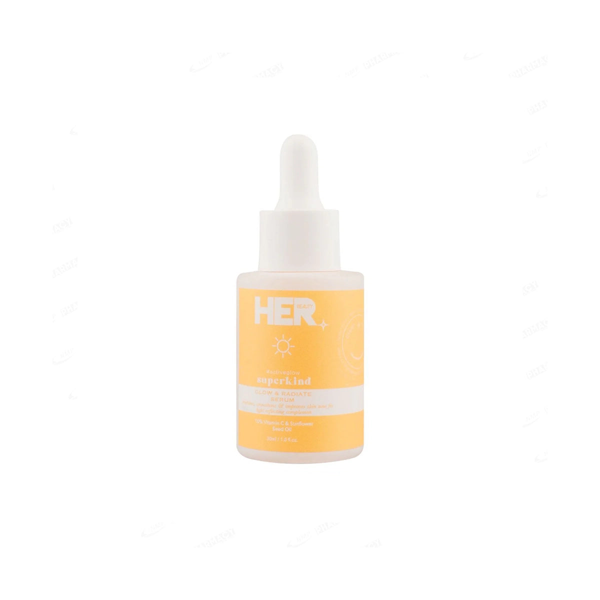 HER BEAUTY SUPER KIND GLOW & RADIATE SERUM 30ML