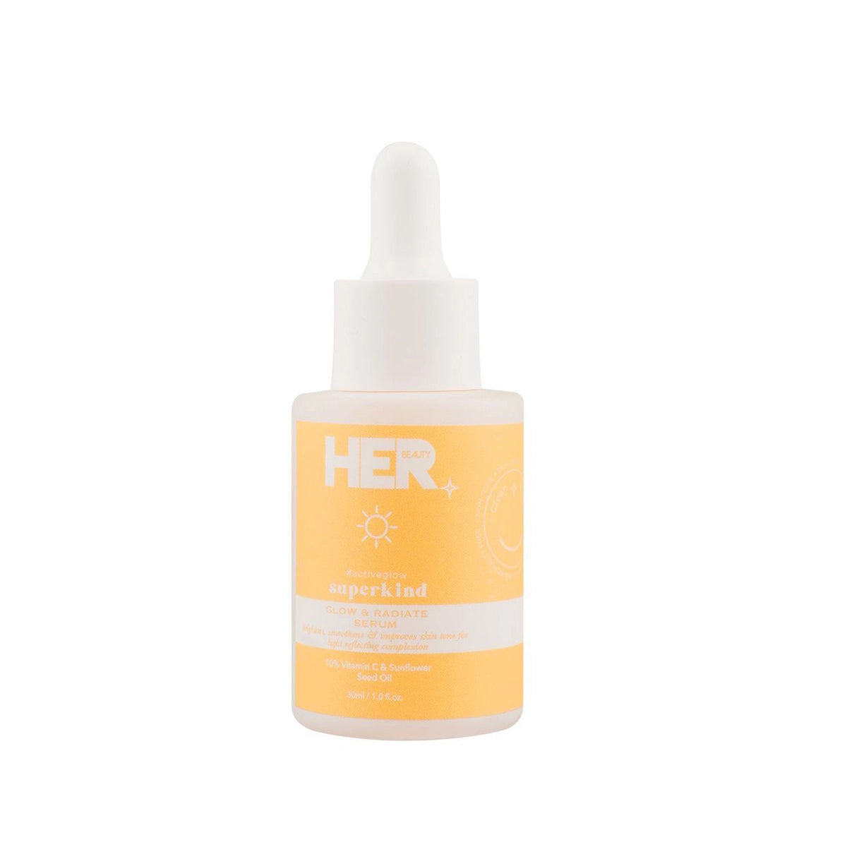 HER BEAUTY SUPER KIND GLOW & RADIATE SERUM 30ML