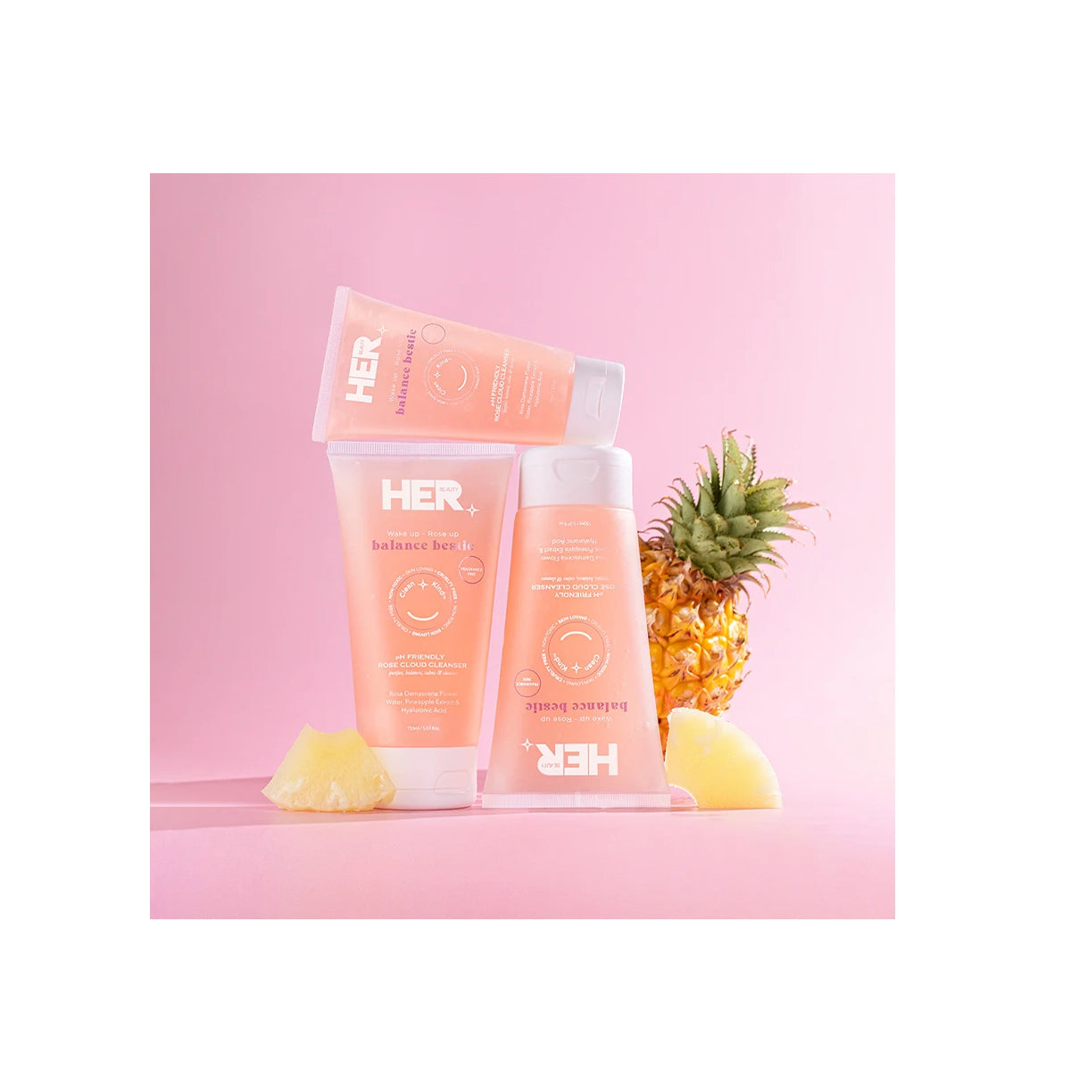 HER BEAUTY BALANCE BESTIE ROSE CLOUD CLEANSER 150ML