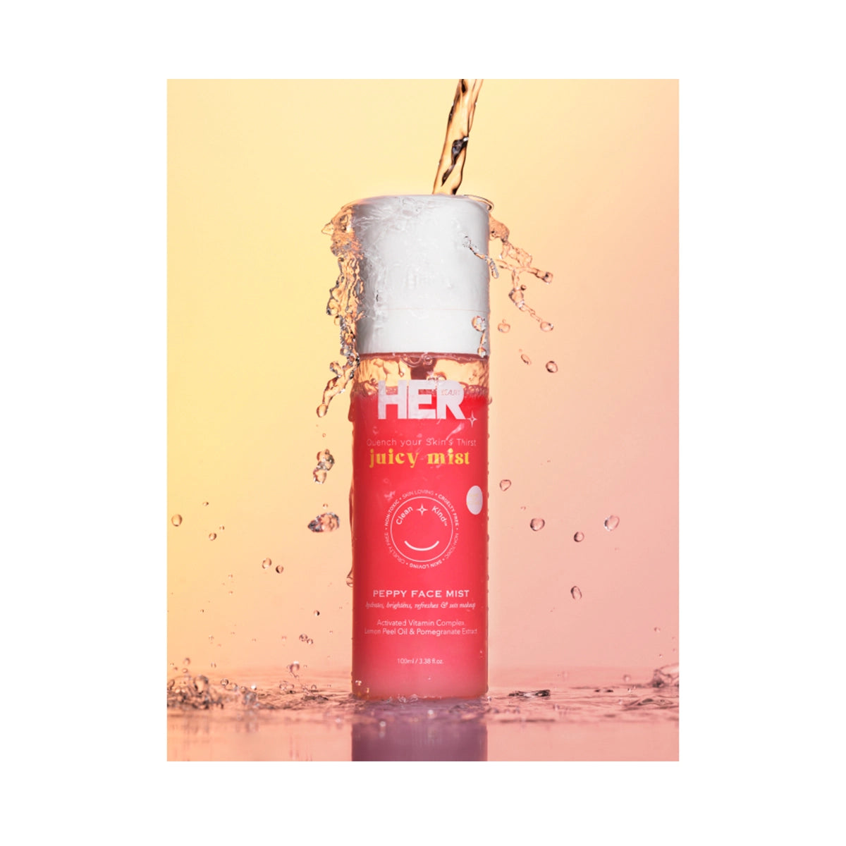 HER BEAUTY JUICY MIST PEPPY FACE MIST 100ML