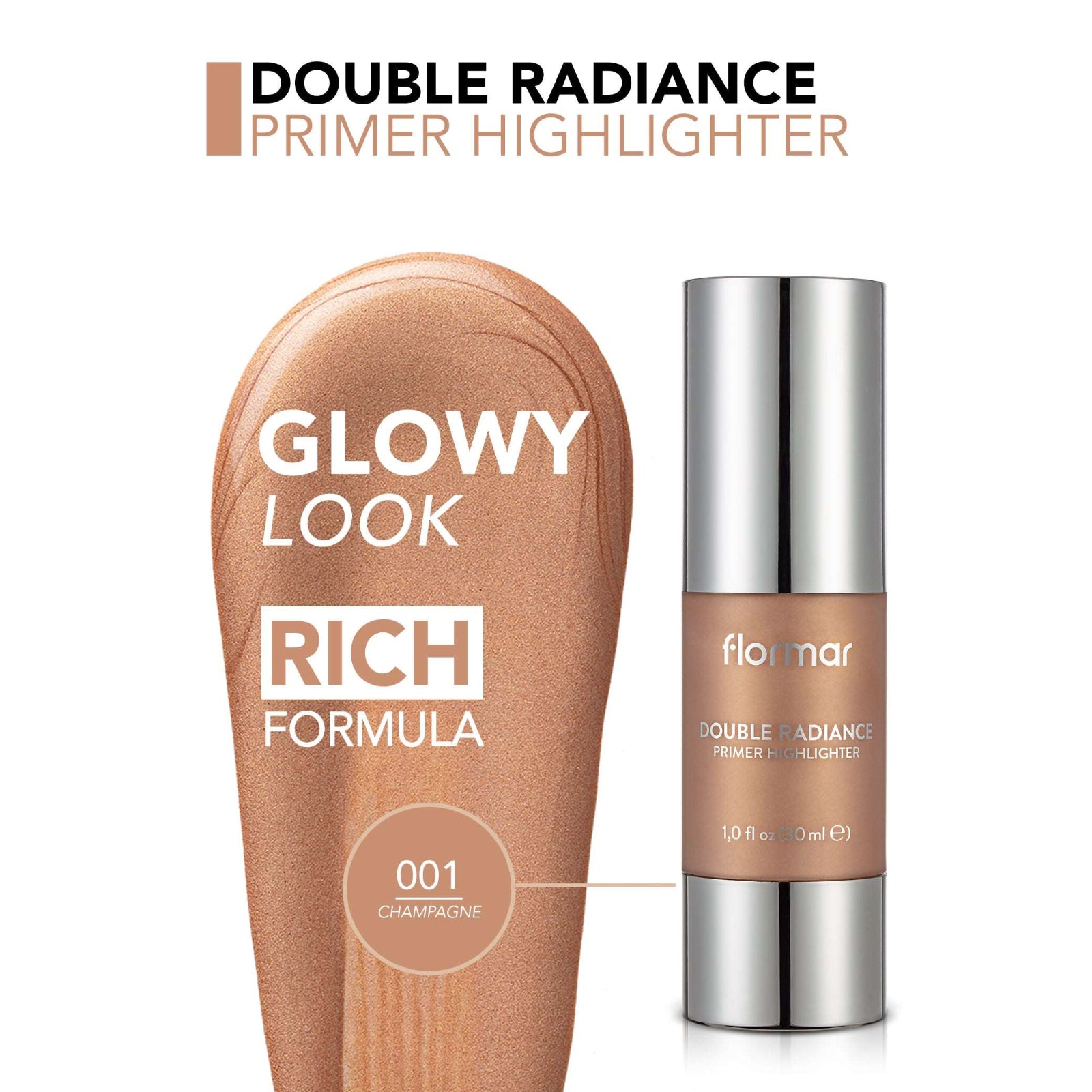 FLORMAR HIGHLIGHTER PRIMER DOUBLE RADIANCE