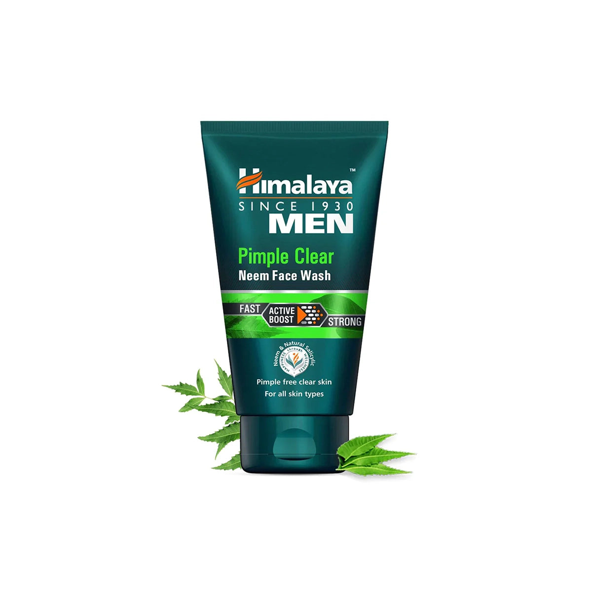 HIMALAYA FACE WASH 100ML MEN PIMPLE CLEAR NEEM.