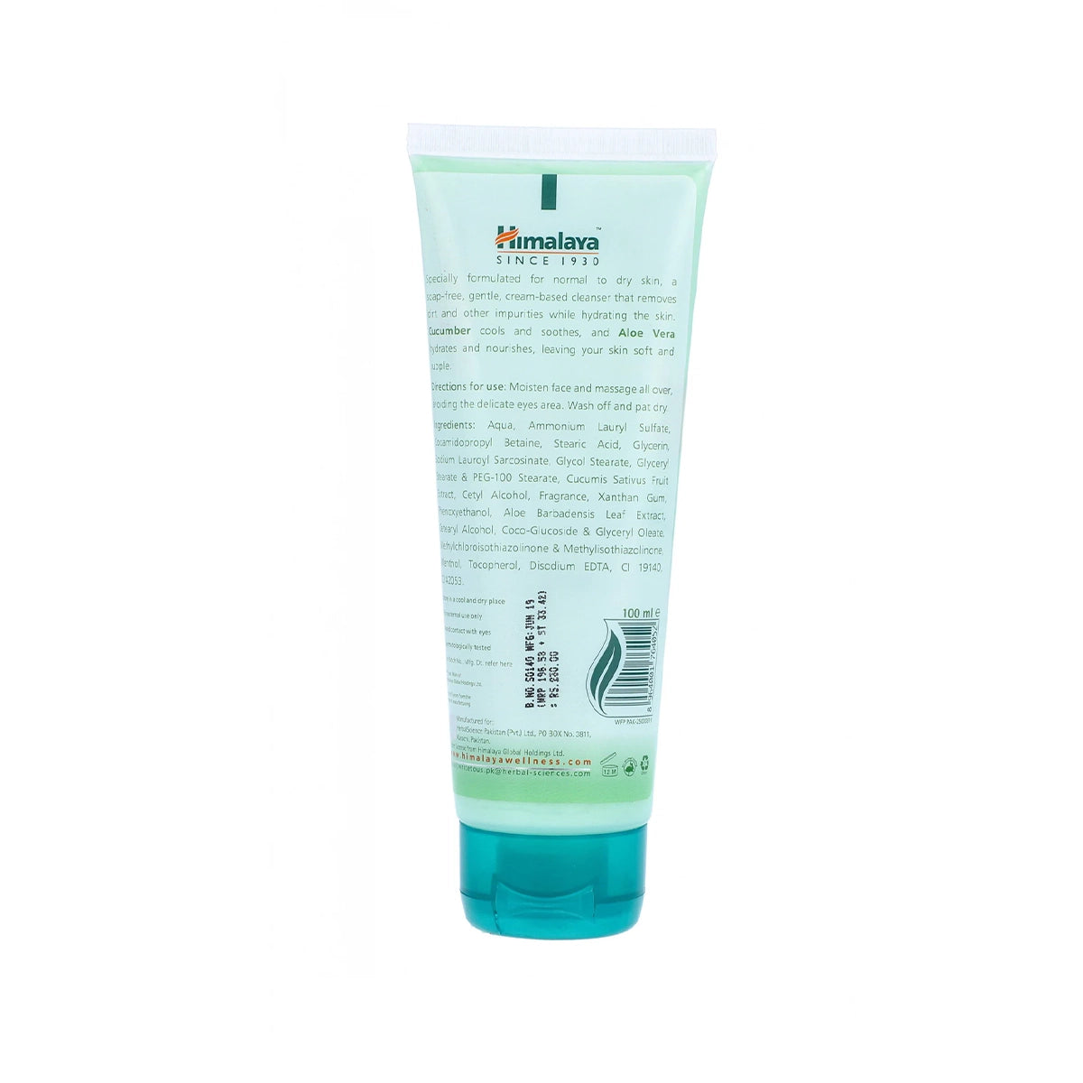 HIMALAYA FACE WASH 100ML ALOE VERA..
