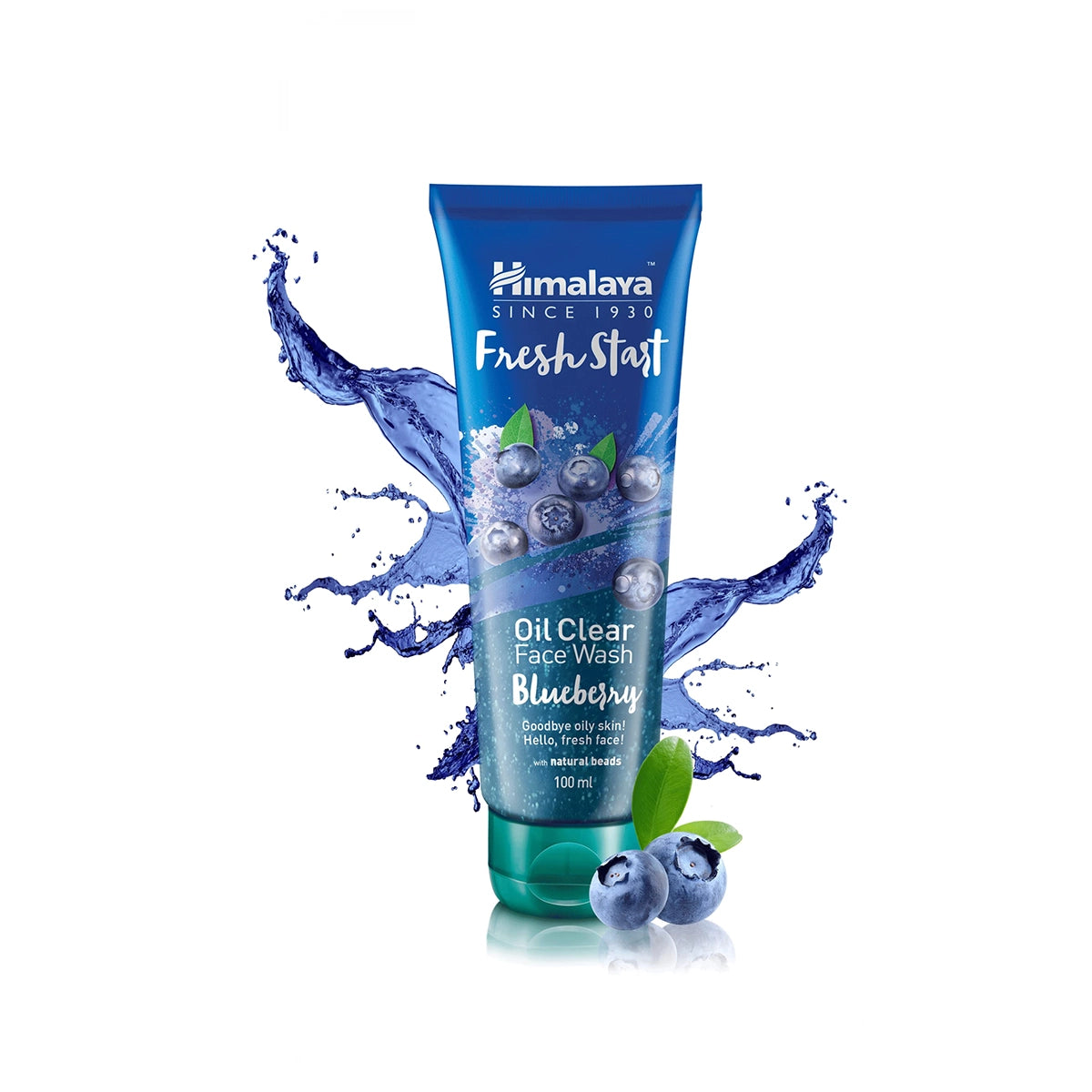 HIMALAYA FACE WASH 100ML FRESH START OIL CLEAR BLUEBERRY.