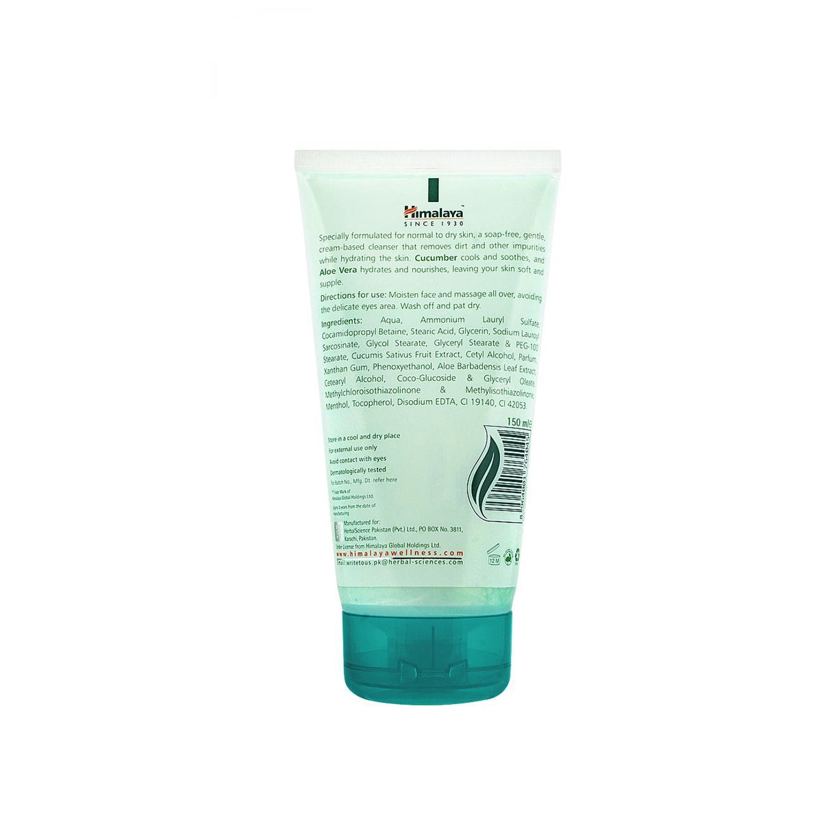 HIMALAYA FACE WASH 150ML ALOE VERA.