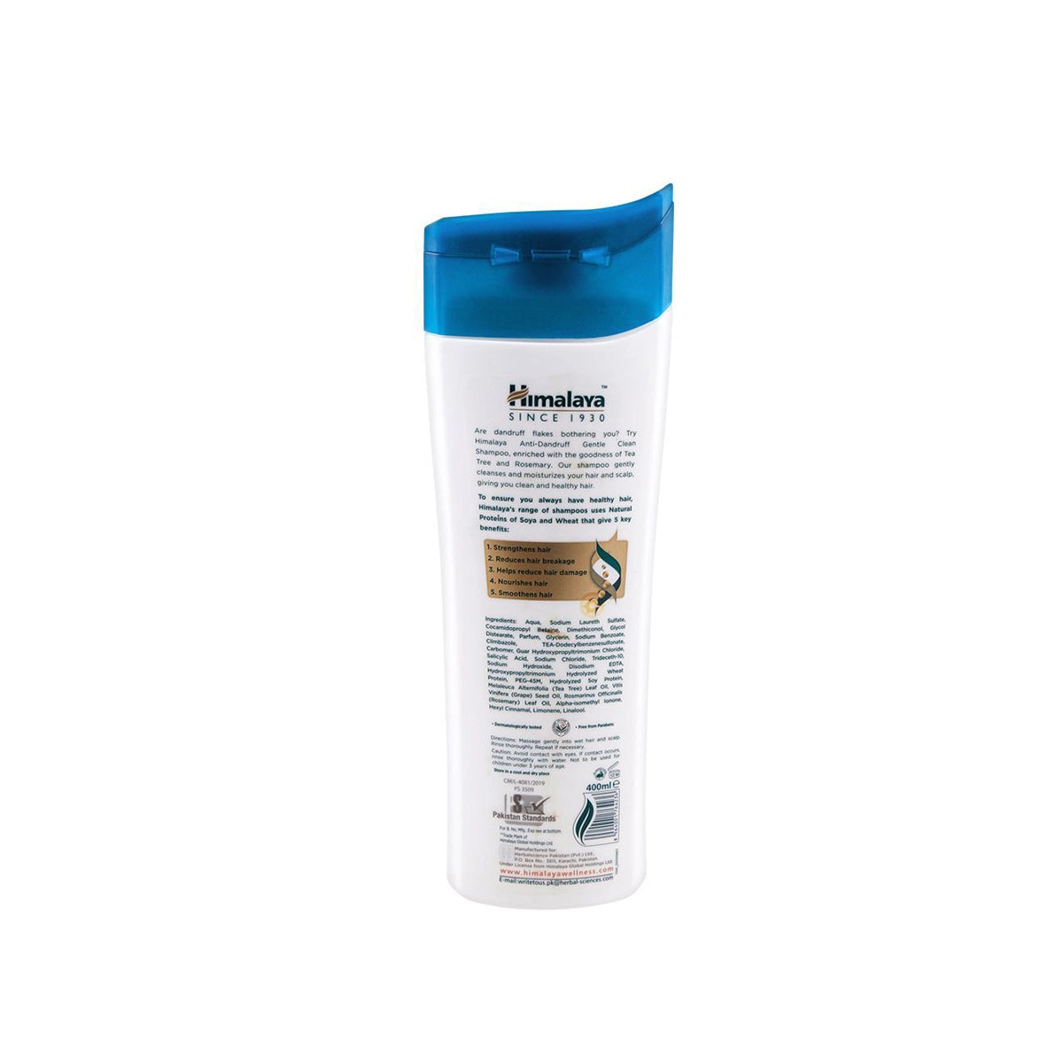 HIMALAYA SHAMPOO 400ML ANTI DANDRUFF GENTLE CLEAN