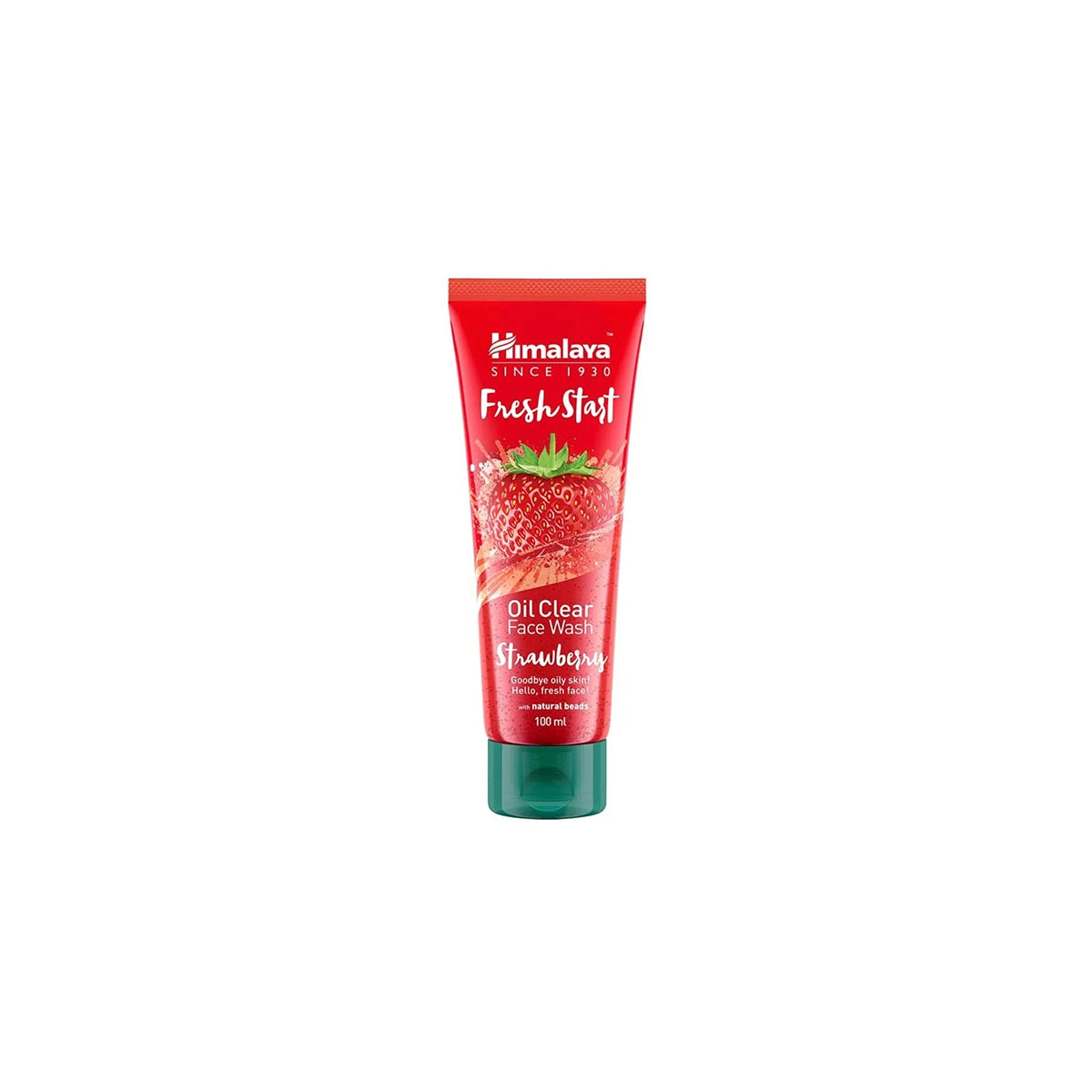 HIMALAYA FACE WASH 100ML FRESH START OIL CLEAR STRAWBERRY.