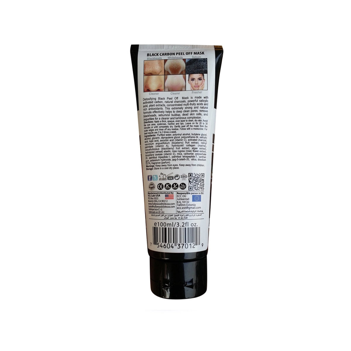 HOLLYWOOD 100ML BLACK CARBON WASH
