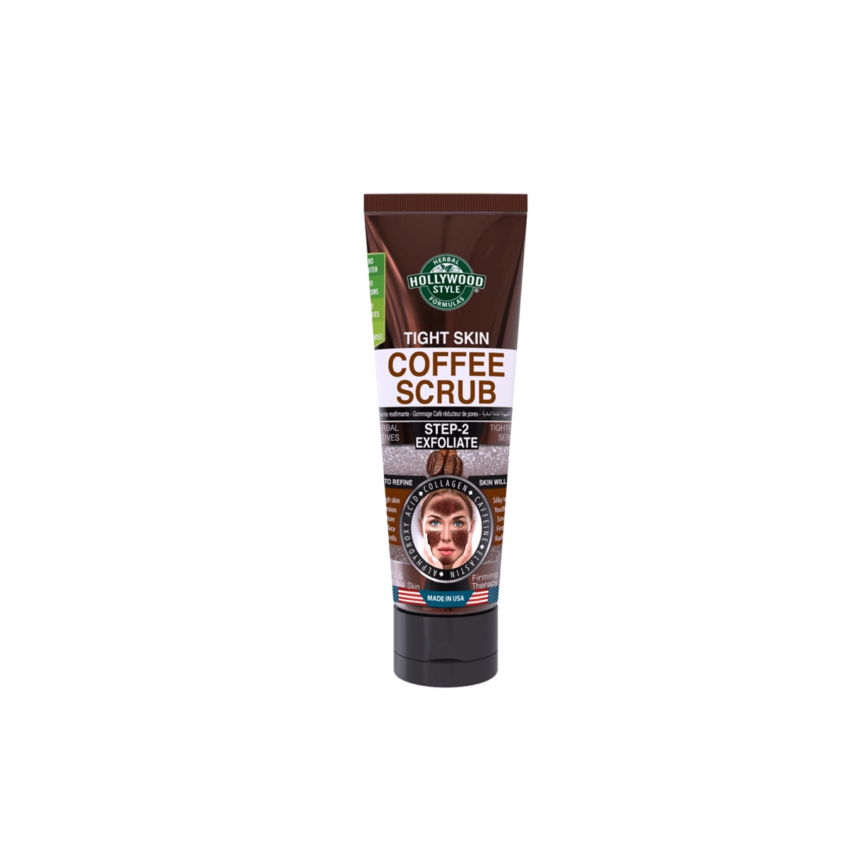 HOLLYWOOD 100ML COFFEE ELASTIN SCRUB