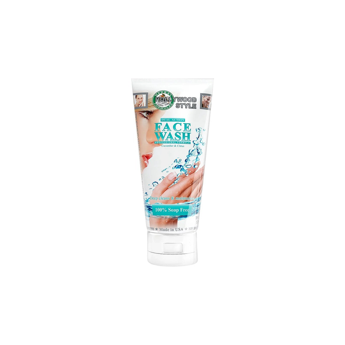 HOLLYWOOD 150ML DUAL ACTION FACE WASH