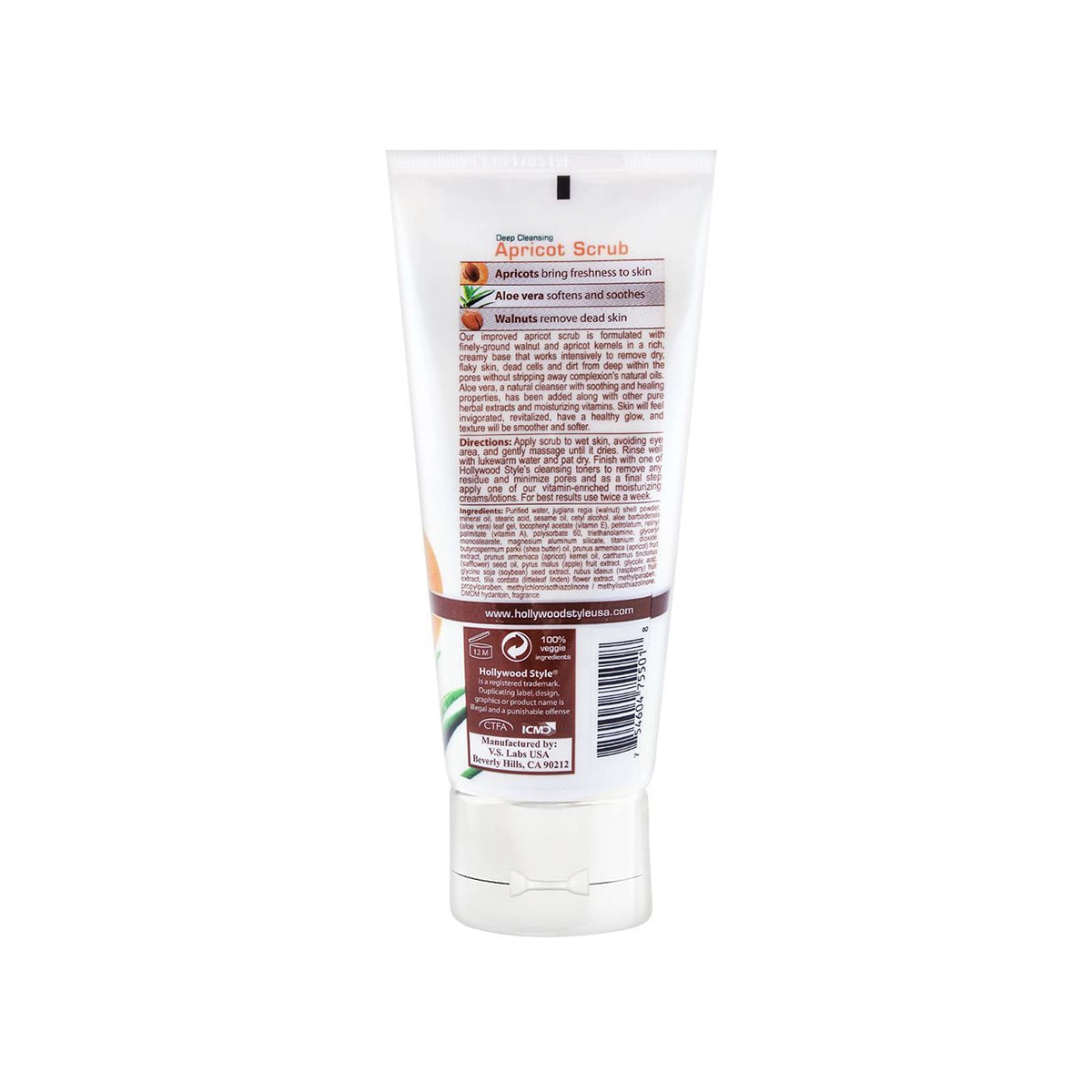 HOLLYWOOD 150ML APRICOT SCRUB