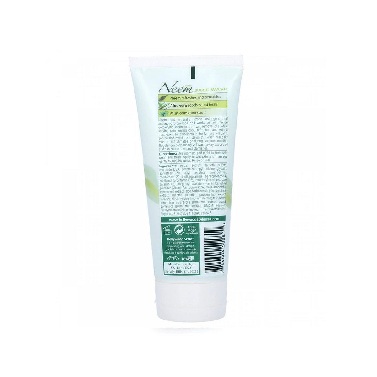 HOLLYWOOD 150ML NEEM FACE WASH