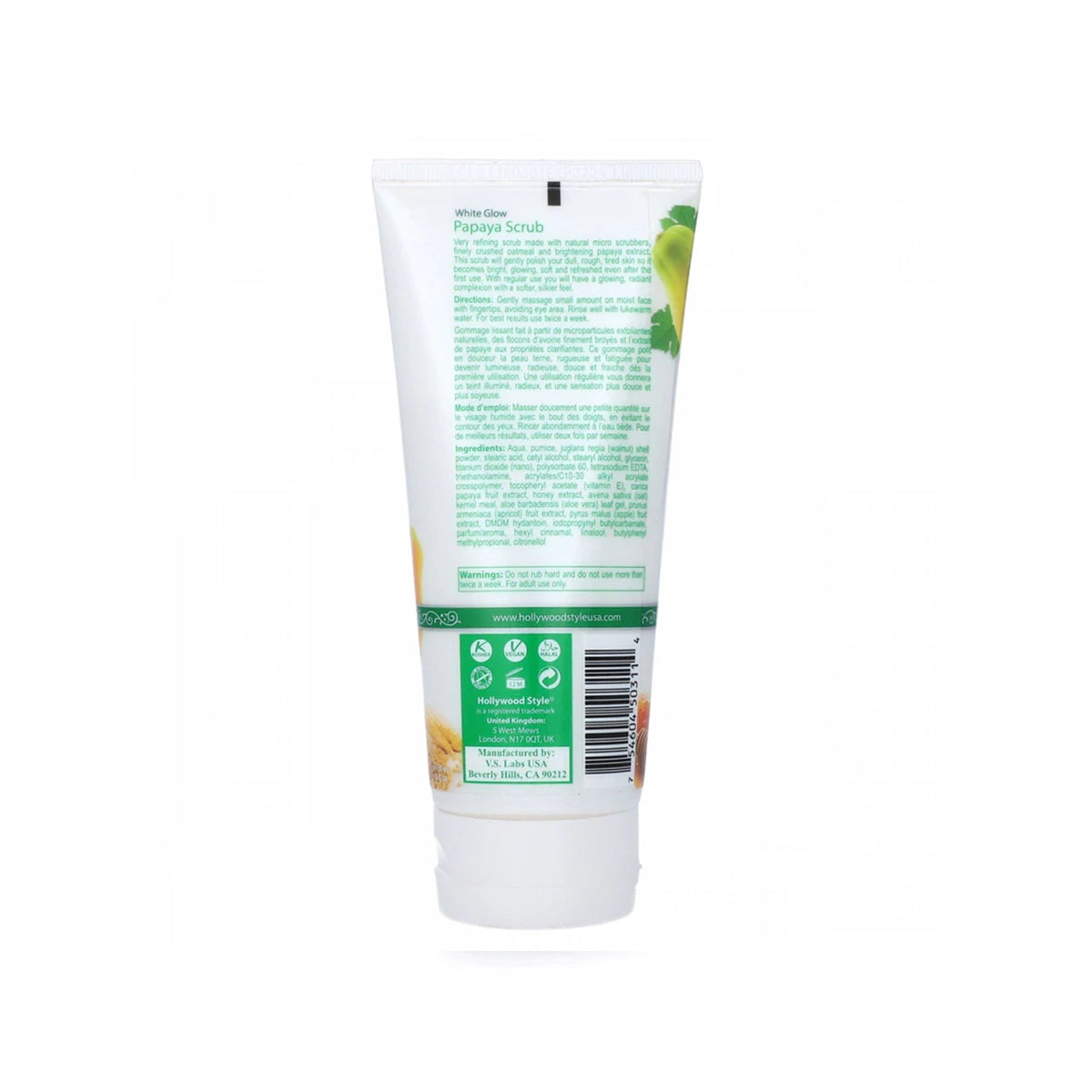 HOLLYWOOD 150ML PAPAYA SCRUB