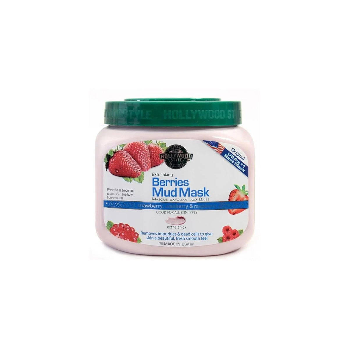 HOLLYWOOD 325GM BERRIES MUD MASK