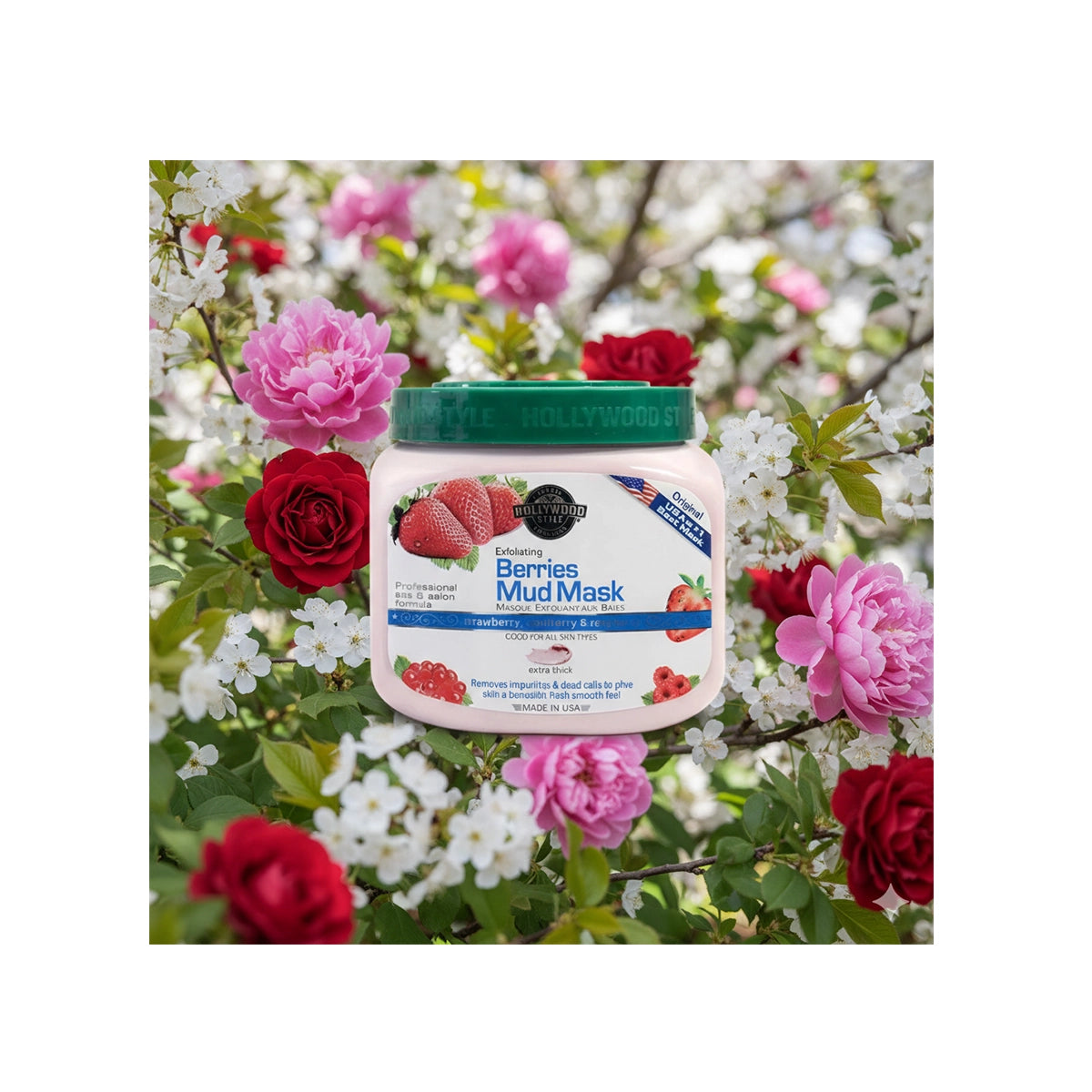 HOLLYWOOD 325GM BERRIES MUD MASK
