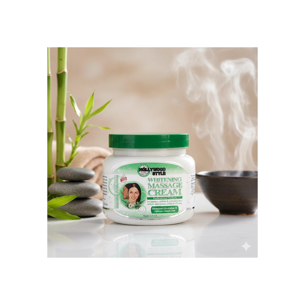 HOLLYWOOD 325GM HERBAL MASSAGE CREAM