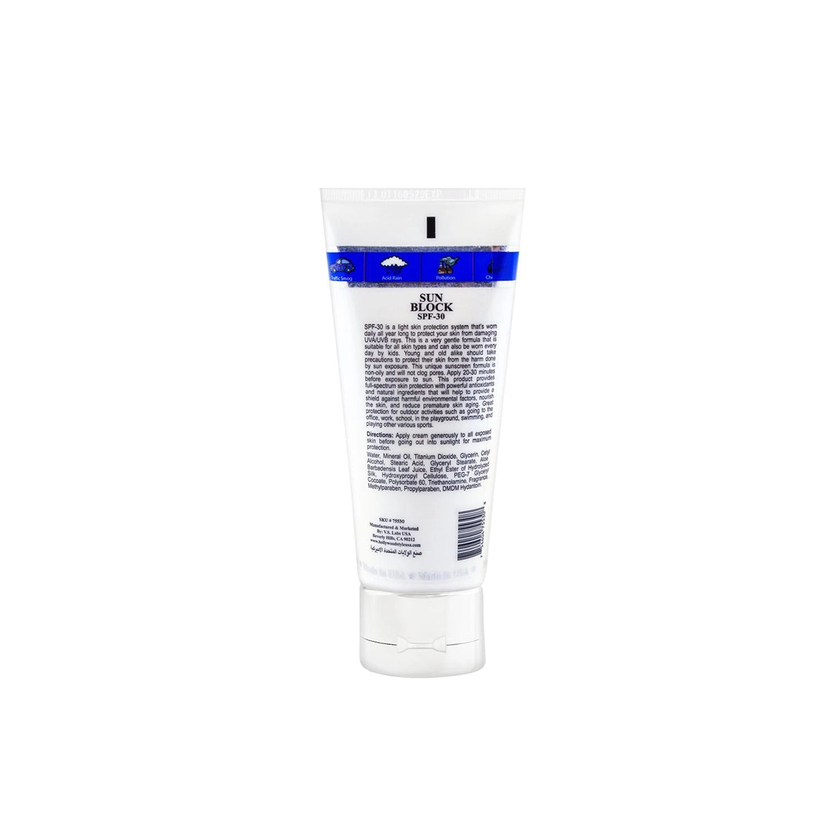 HOLLYWOOD 150ML SUNBLOCK SPF30