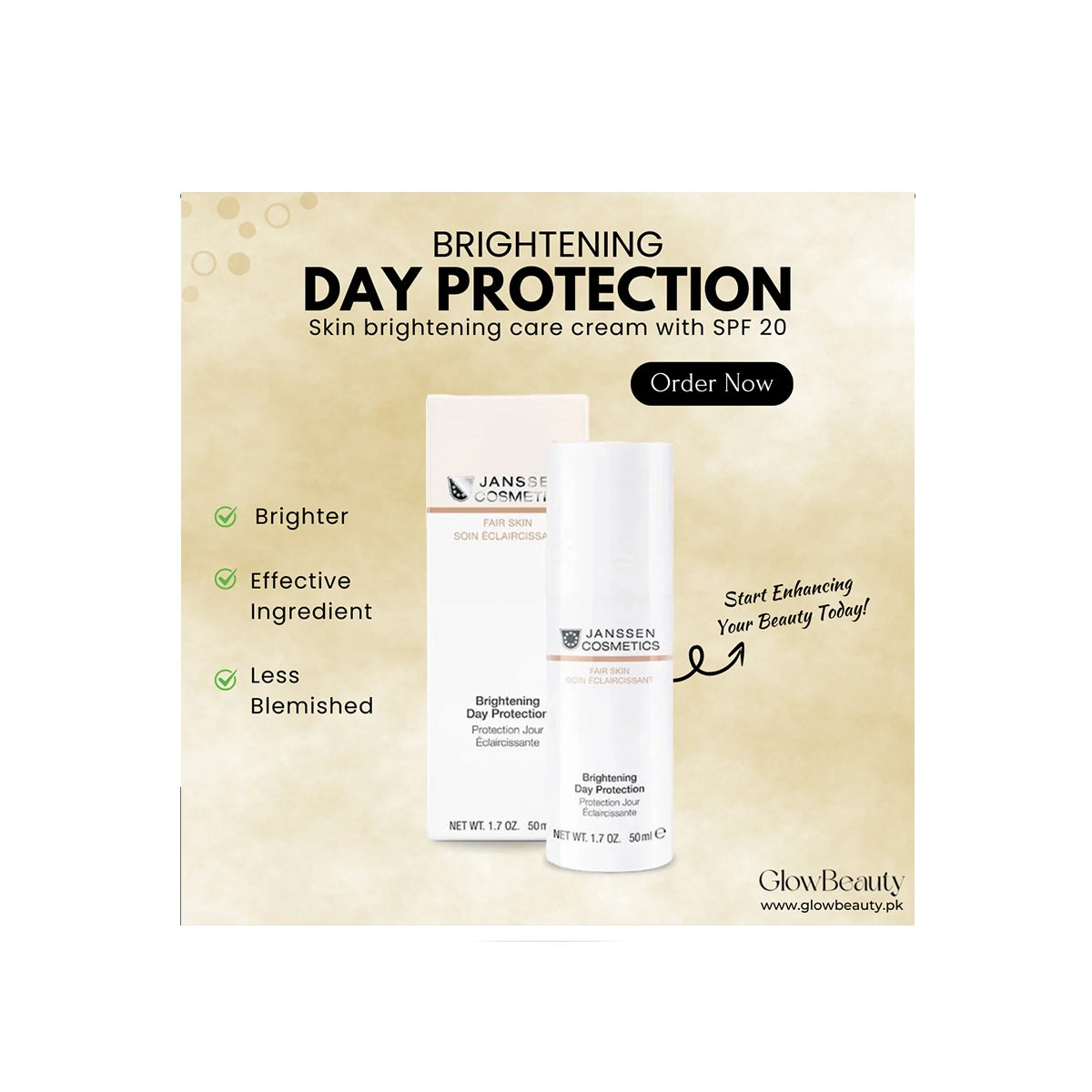 JANSSEN BRIGHTENING DAY PROTECTION CREAM 50ML