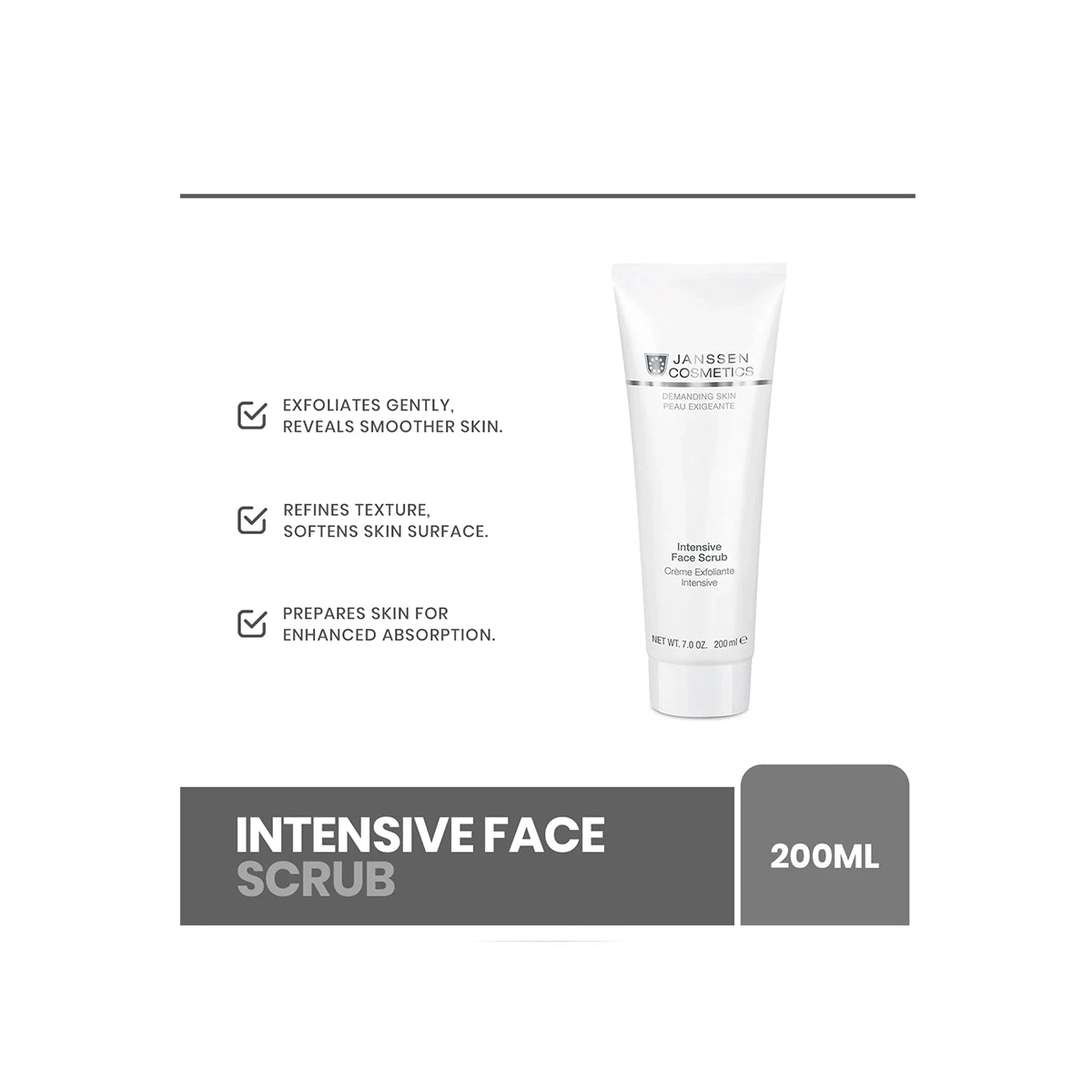 JANSSEN INTENSIVE FACE SCRUB 200ML.