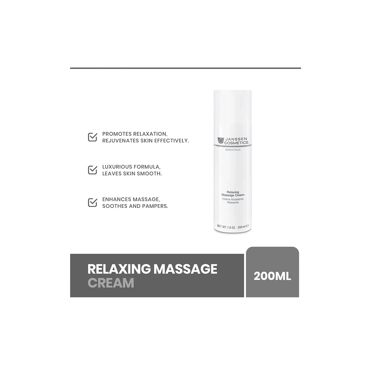 JANSSEN REALXING MASSAGE CREAM 200ML