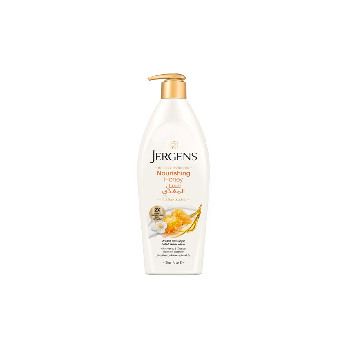 JERGENS BODY LOTION 400ML HONEY & ORANGE