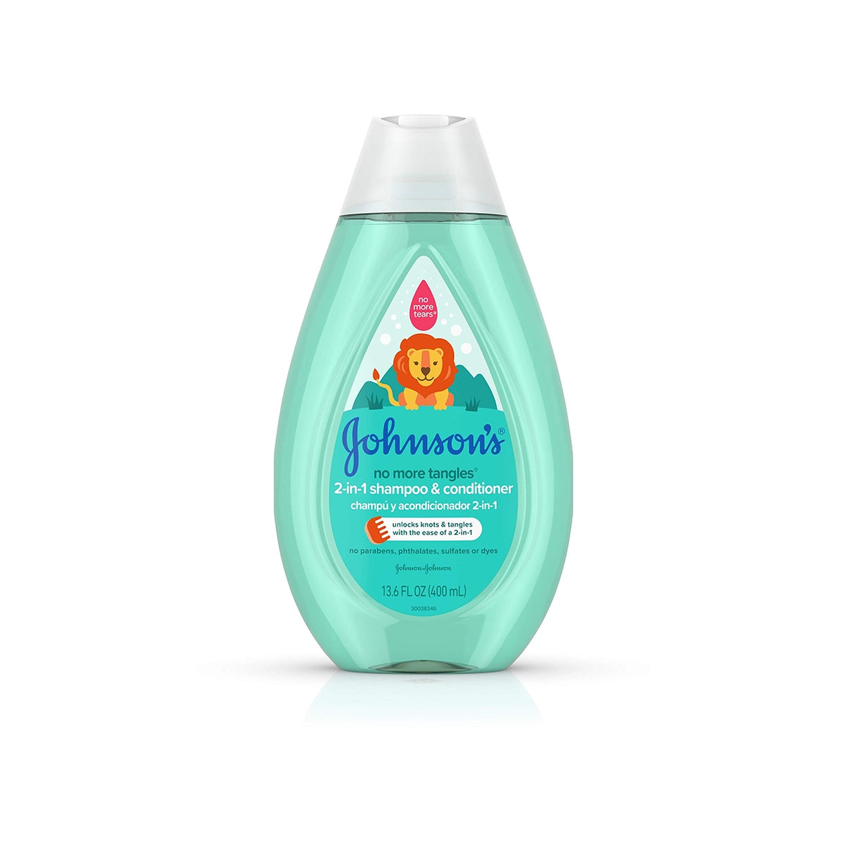 JOHNSONS USA BABY SHAMPOO 400ML NO MORE TANGLES 2 IN 1