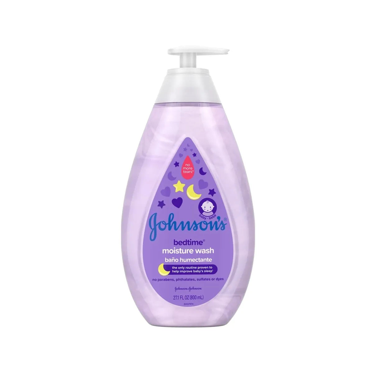 JOHNSONS BABY MOISTURE WASH 800ML