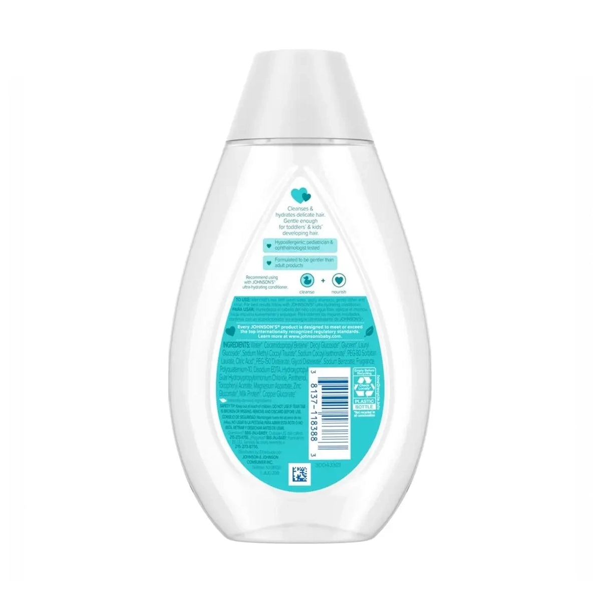 JOHNSONS KIDS SHAMPOO 400ML ULTRA HYDRATING