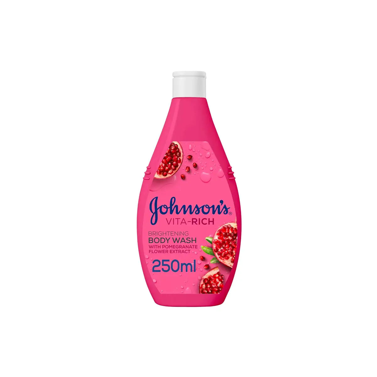 JOHNSONS BODY WASH 250ML VITA RICH POMEGRANATE