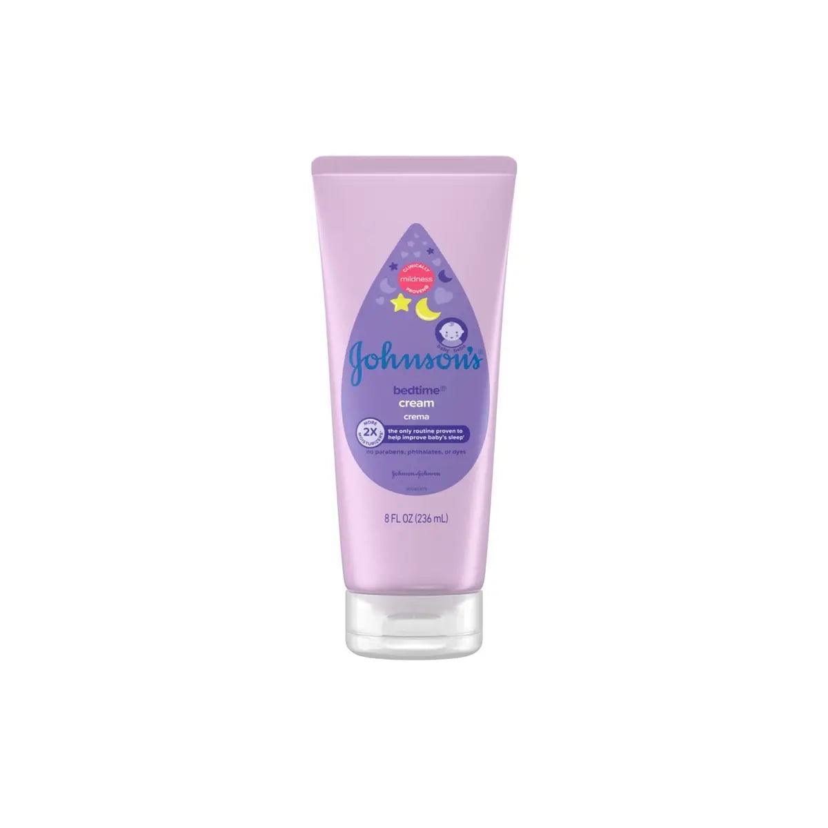 JOHNSONS USA BABY CREAMY OIL 236ML BEDTIME