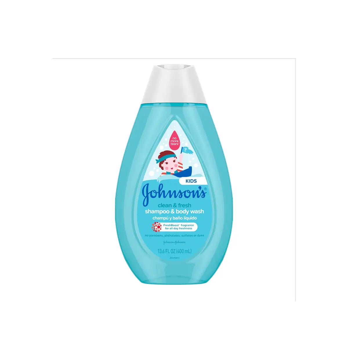 JOHNSONS USA SHAMPOO & BODY WASH 400ML CLEAN & FRESH