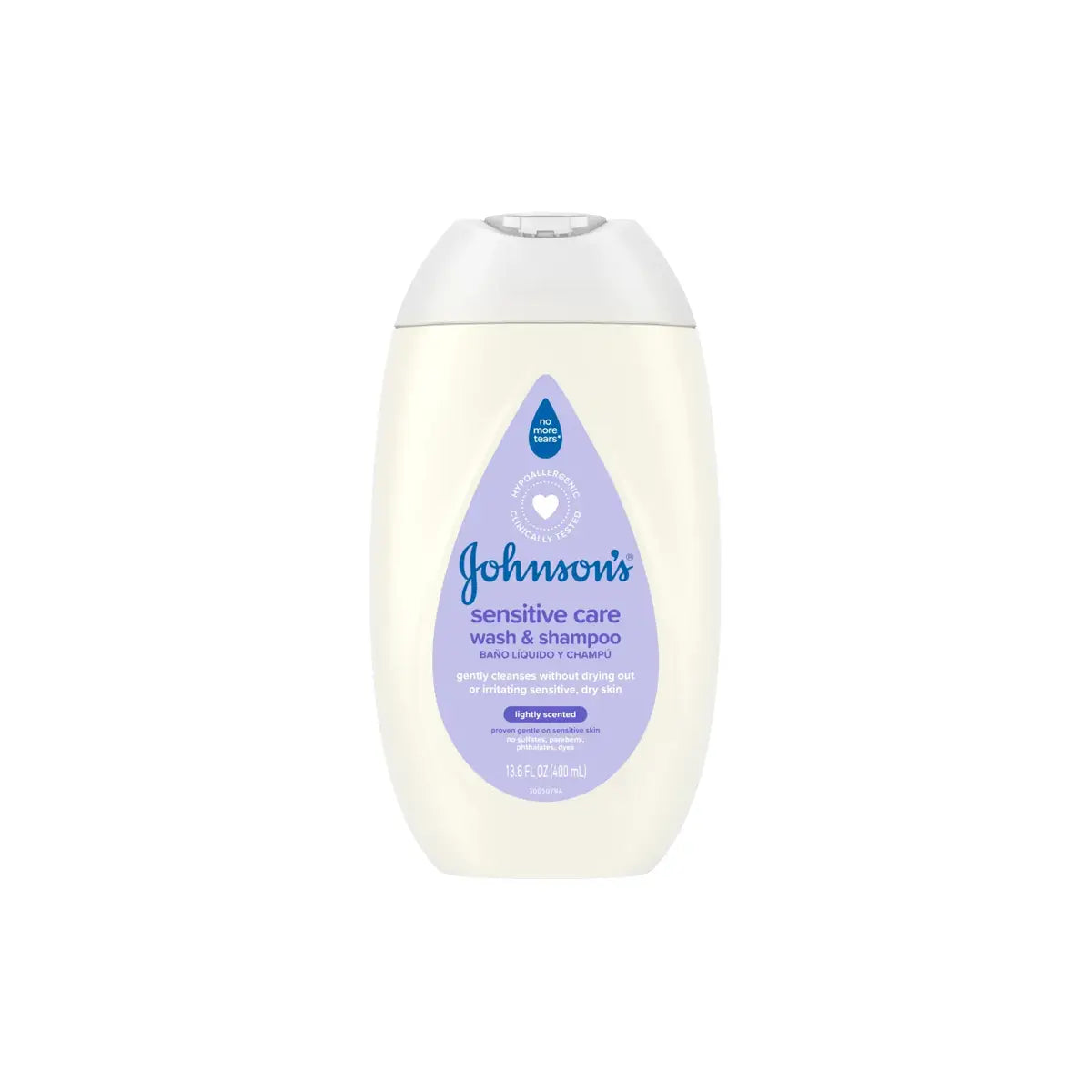 JOHNSONS WASH & SHAMPOO 400ML SENSITIVE CARE