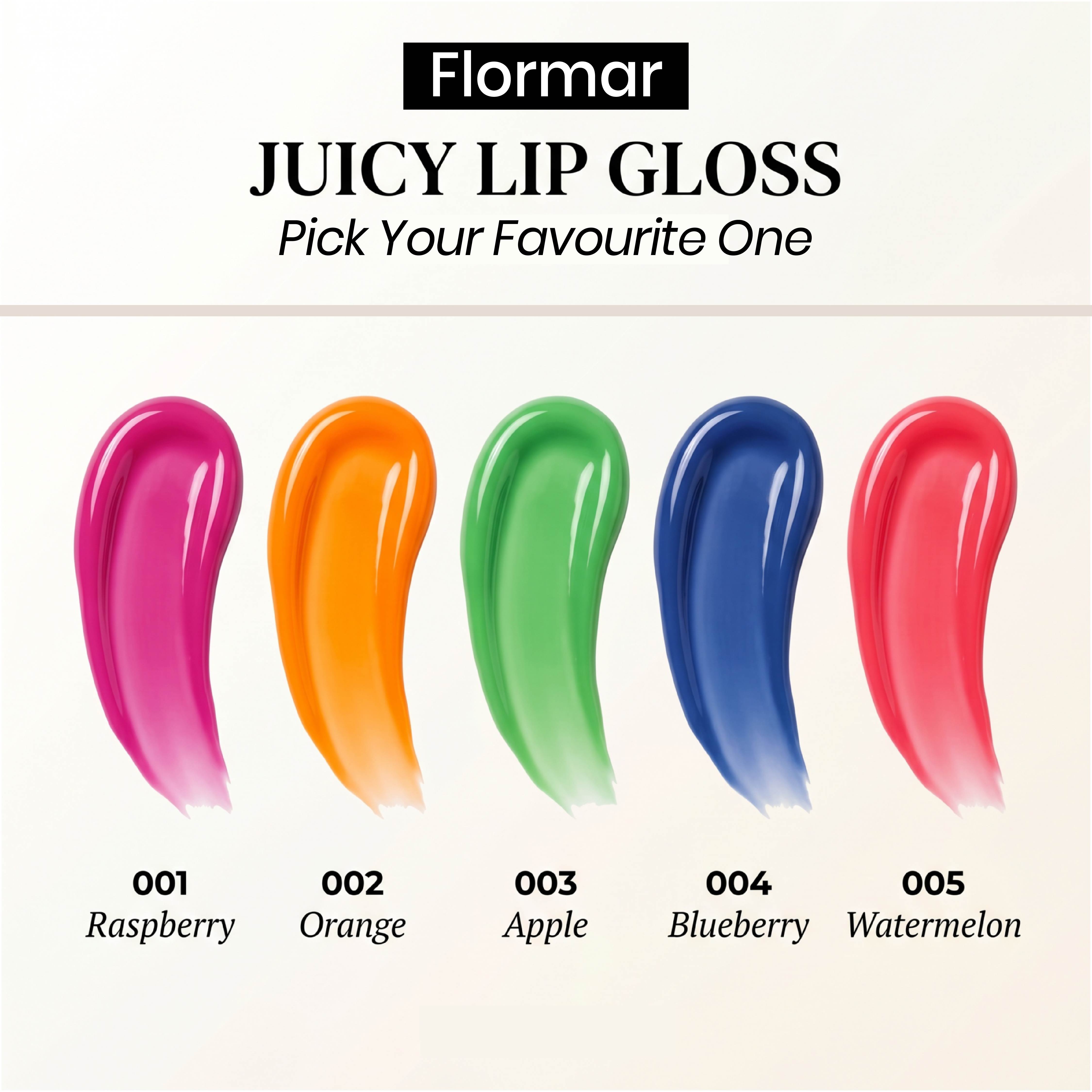 FLORMAR LIP GLOSS JUICY