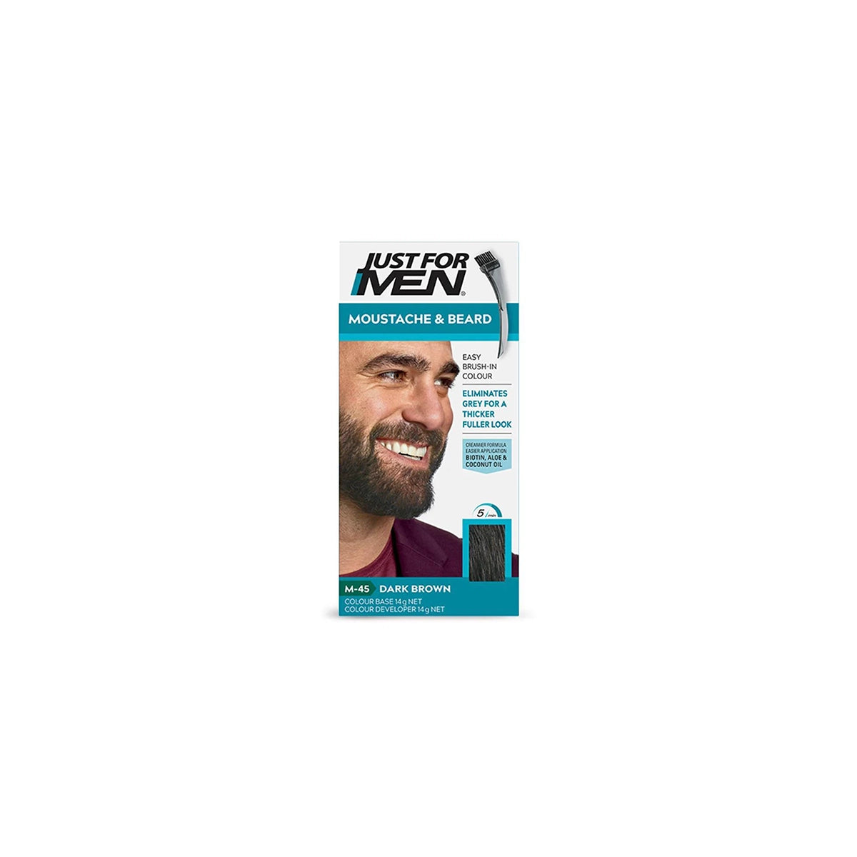 JUST FOR MEN COLOR BEARD DARKEST BROWN