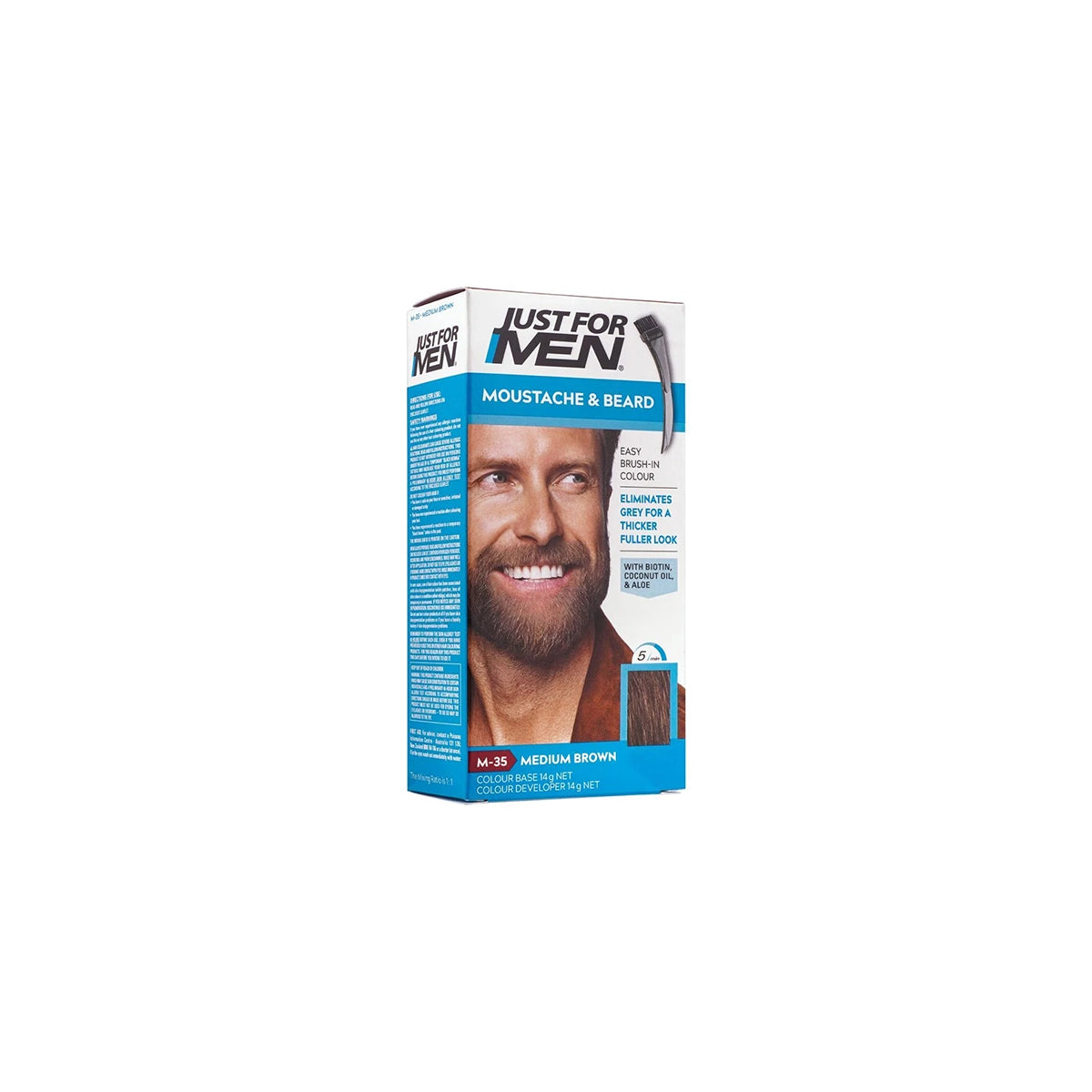 JUST FOR MEN COLOR BEARD MEDIUM BROWN