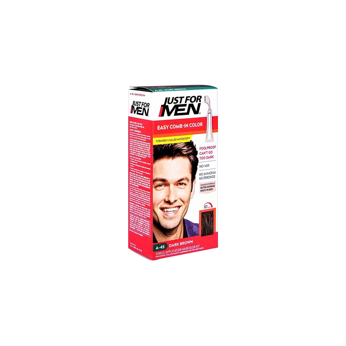 JUST FOR MEN COLOR EASY COMB DARK BROWN