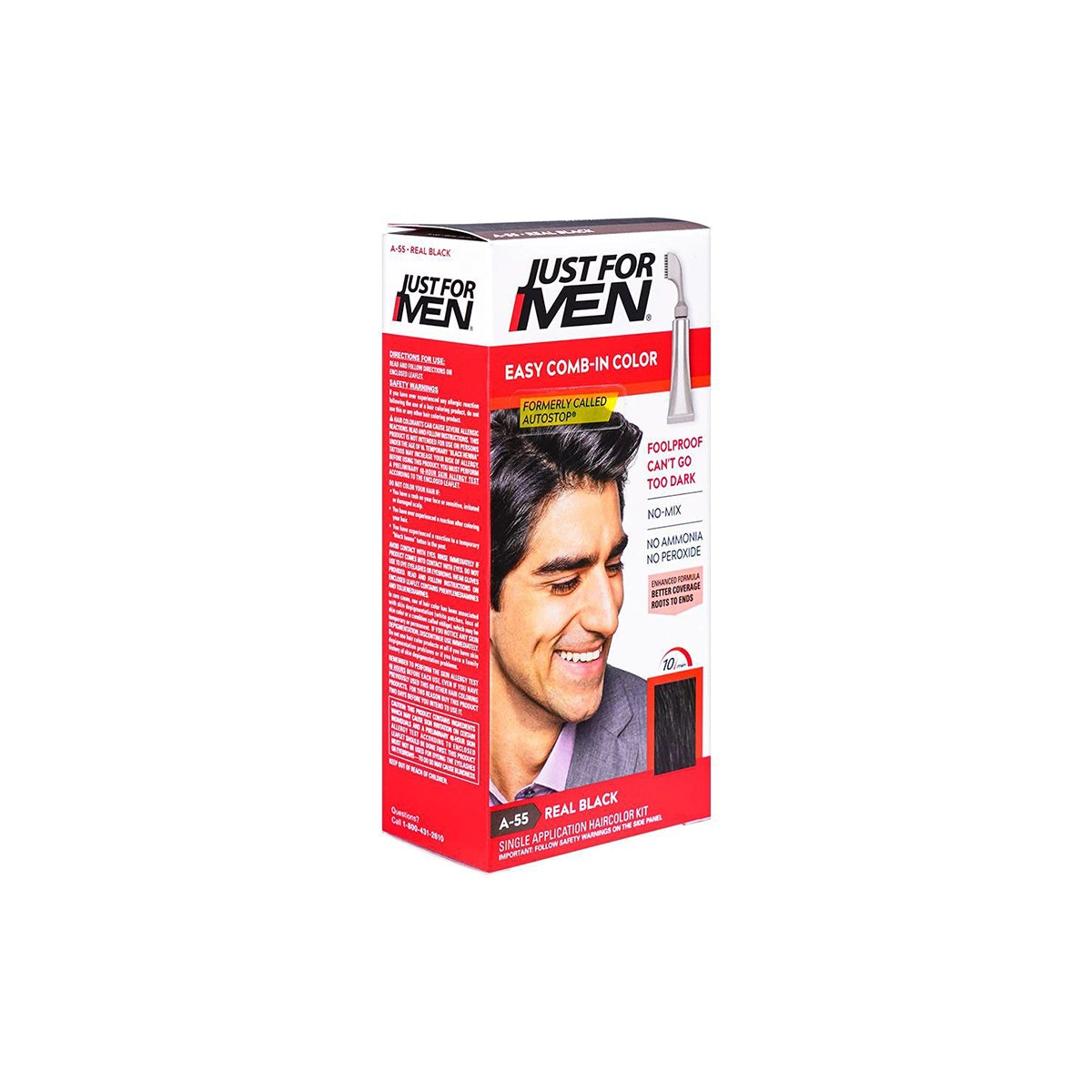 JUST FOR MEN COLOR EASY COMB REAL BLACK