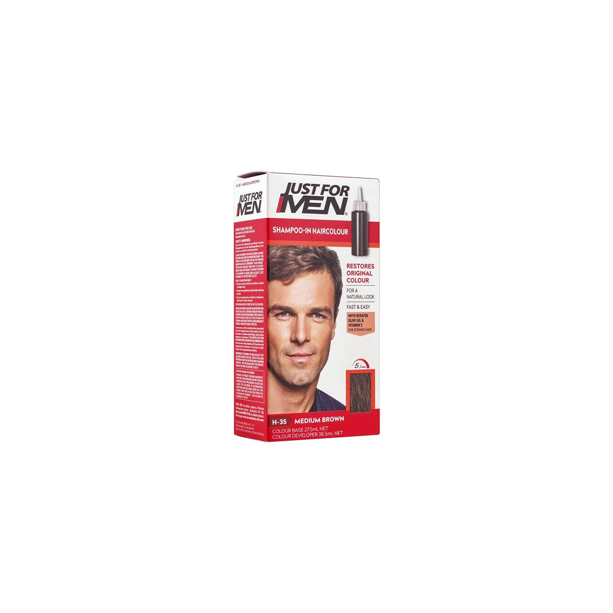 JUST FOR MEN COLOR HAIR MEDIUM BROWN