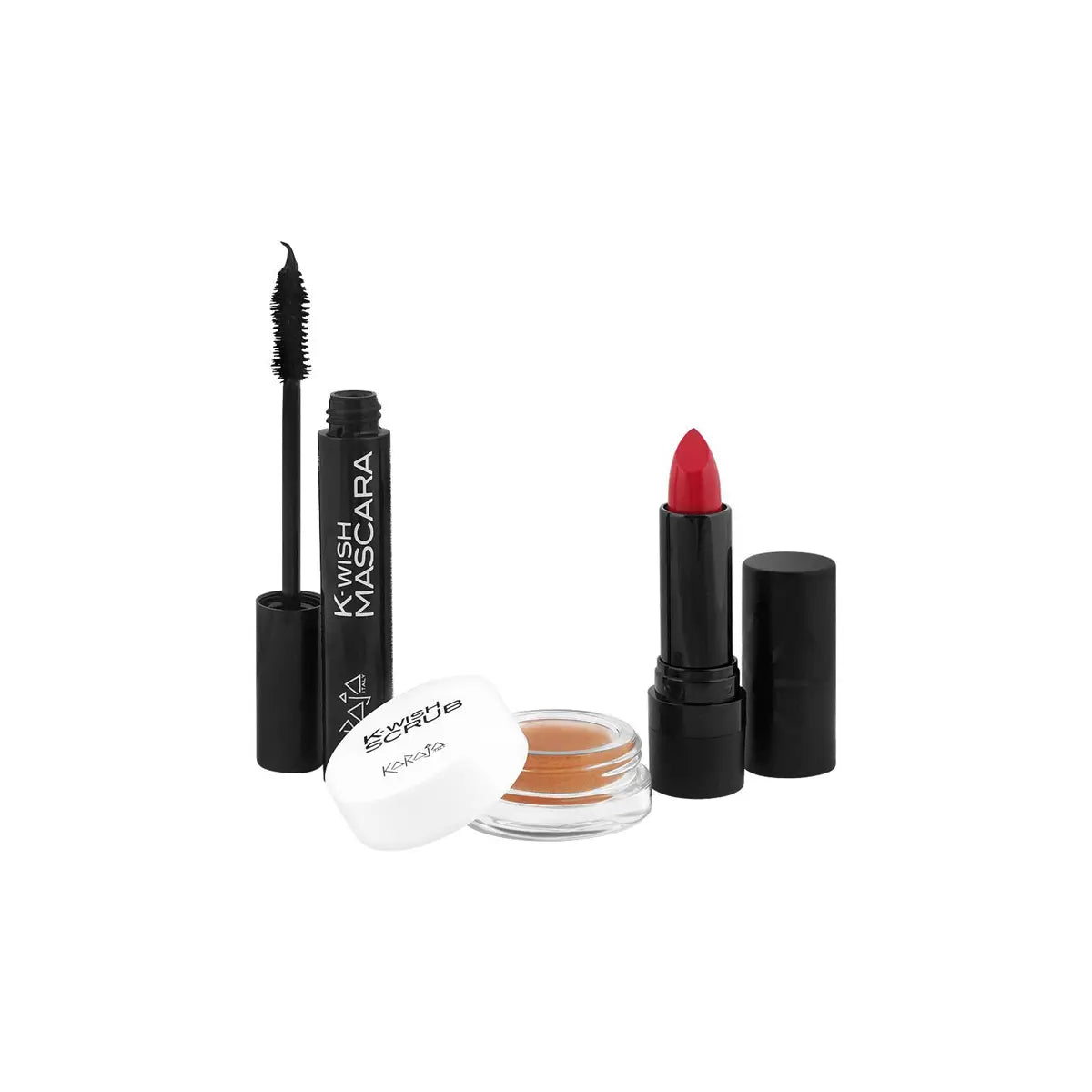 KARAJA K WISH SET MASCARA SCRUB PLUS LIPSTICK