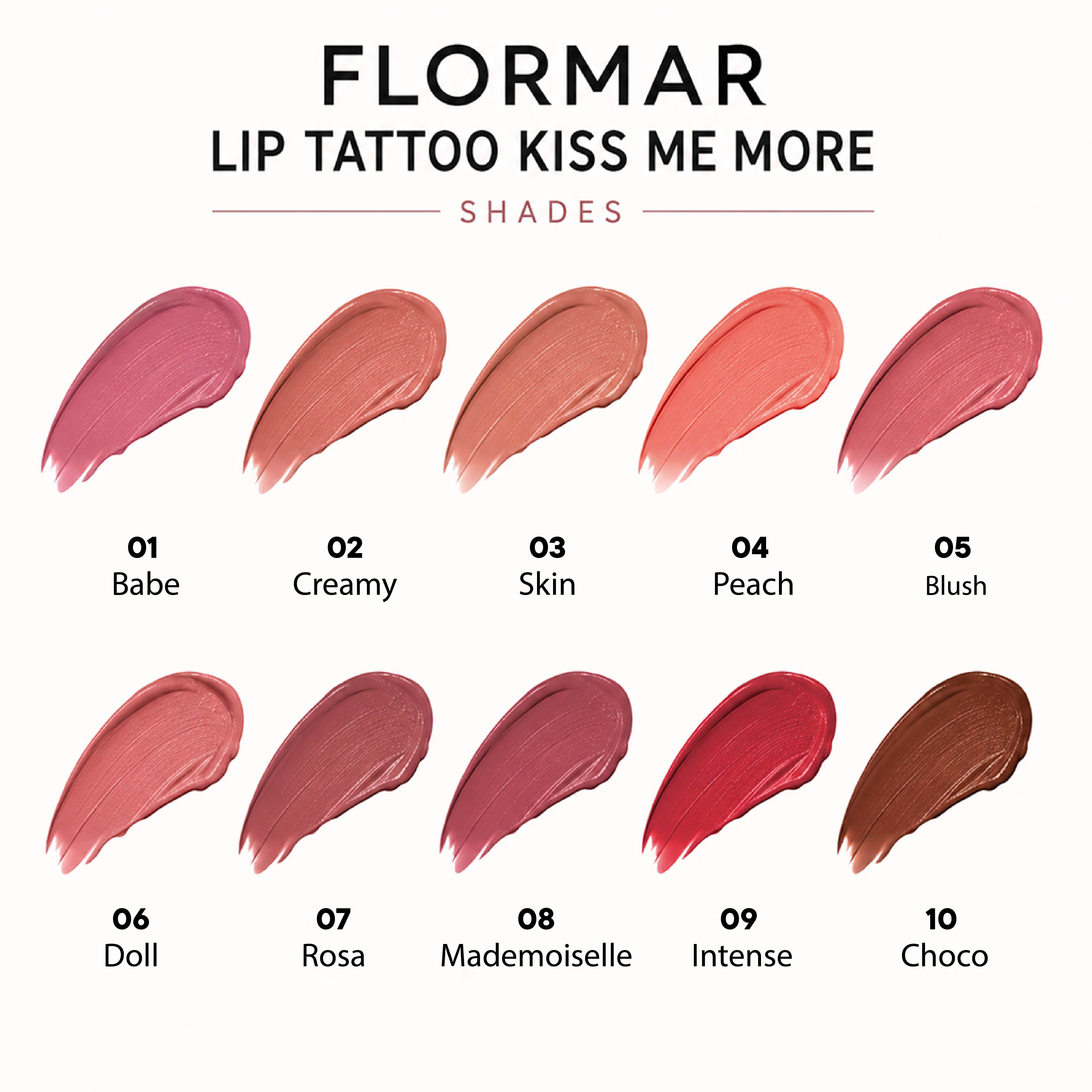 FLORMAR LIP TATTO KISS ME MORE