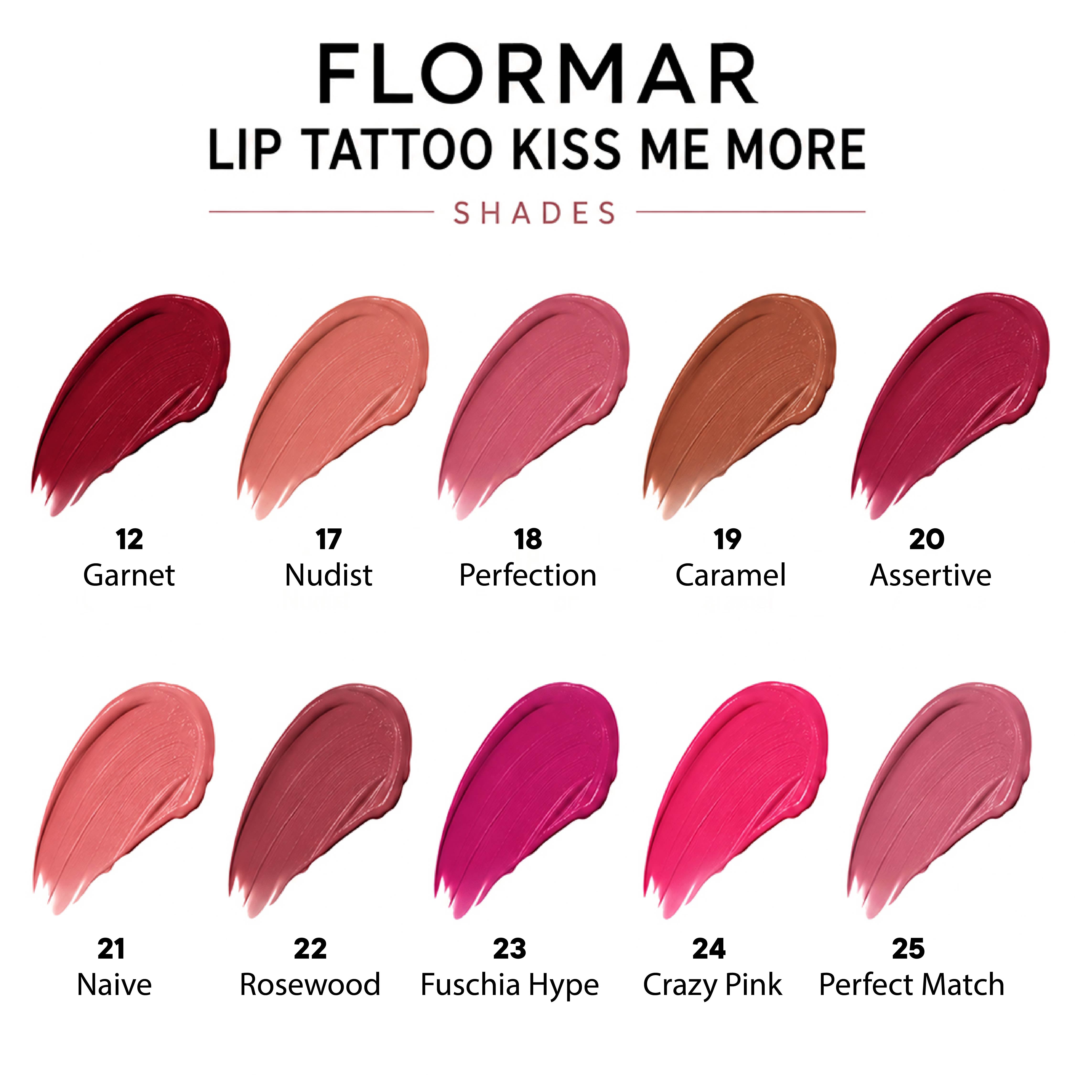 FLORMAR LIP TATTO KISS ME MORE