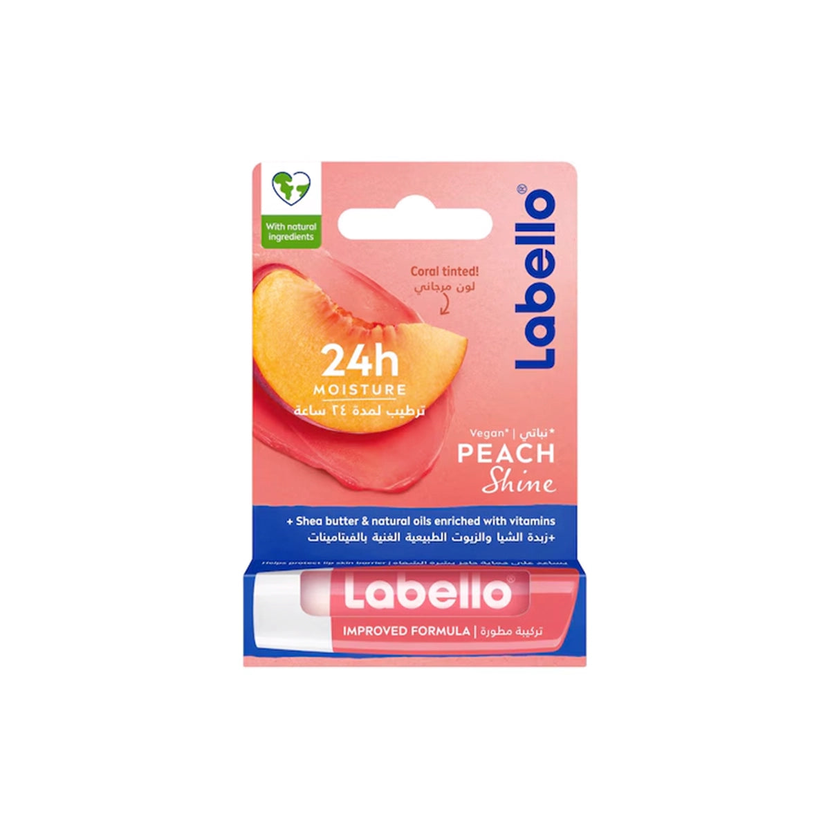 LABELLO CHAP STICK 4.8GM PEACH SHINE