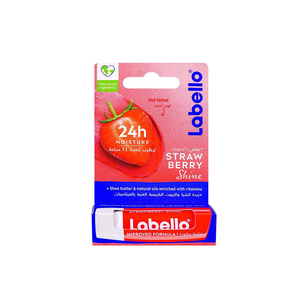 LABELLO CHAP STICK 4.8GM STRAWBERRY SHINE