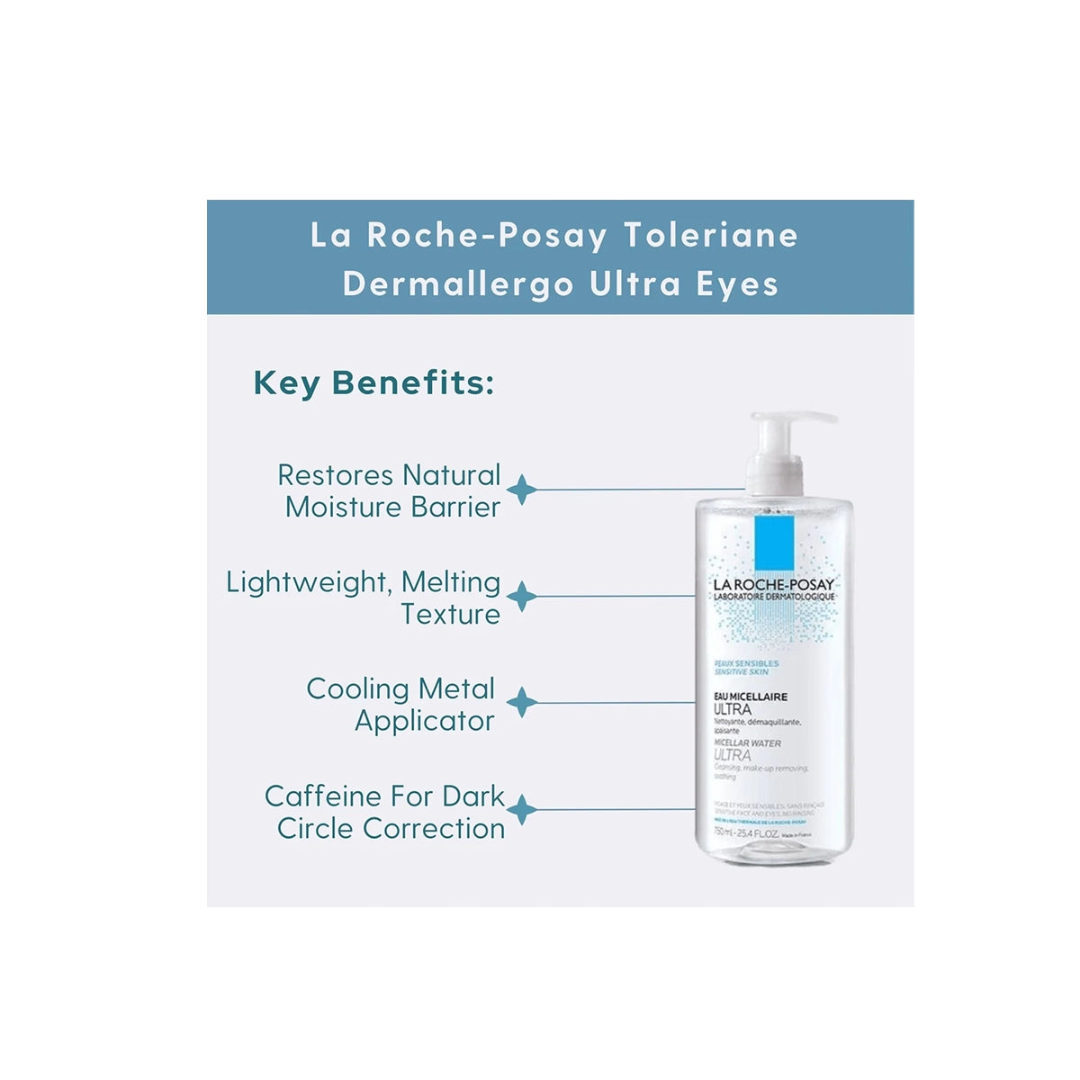 LA ROCHE POSAY EAU MICELLAR WATER ULTRA 750ML