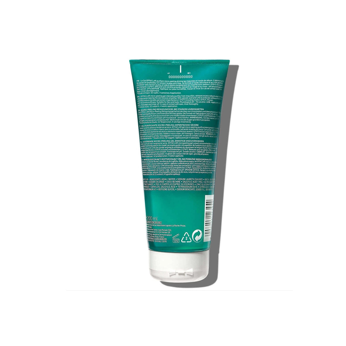 LA ROCHE POSAY EFFACLAR MICRO PEELING PURIFYING GEL 200ML