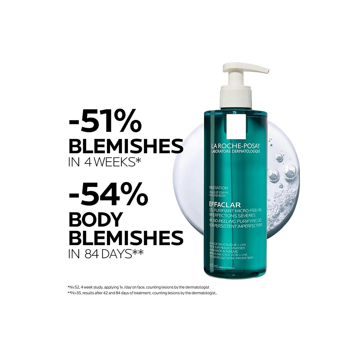 LA ROCHE POSAY EFFACLAR MICRO PEELING PURIFYING WASH 400ML