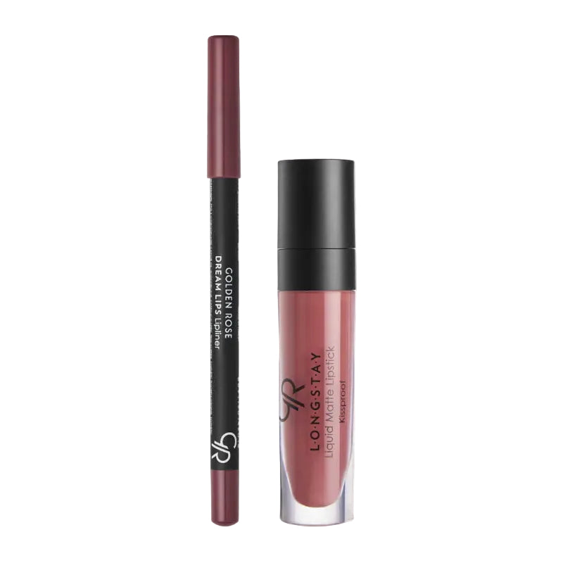 GOLDEN ROSE LIP KIT LONGSTAY